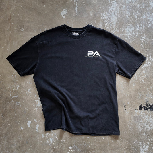 "God With Us" Acid Wash Oversized Tee