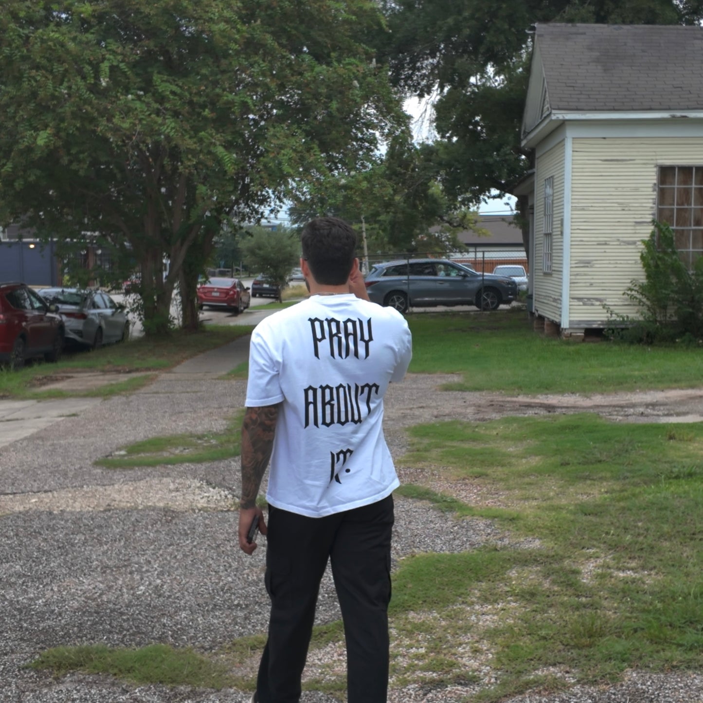 "Pray About It" Oversized Tee